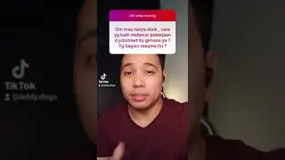 Cara baik melamar pekerjaan di jobstreet ?