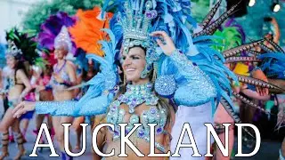 AUCKLAND Downtown Walking Tour, Latin Street Music & Dance | AUCKLAND NEW ZEALAND Walkthrough