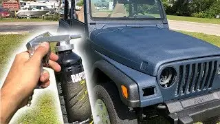 Painting My Entire Jeep With Upol Raptor Liner - DIY