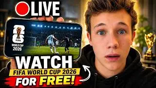 Where To Watch The FIFA World Cup 2026 FREE ⚽ Best Apps & Websites (Working)