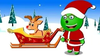 Mega Gummy bear becomes Santa finger family | nursery rhymes for kids | funny Gummy bear ice cream