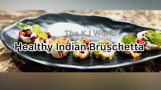Healthy Bruschetta | Indian version of Bruschetta | Quick Recipe | Healthy Veg Recipes