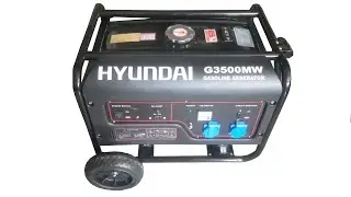 Hyundai g3500 emw gasoline generator γεννήτρια 3.5kva με μίζα μπαταρία 212 2134303 - 2312134303