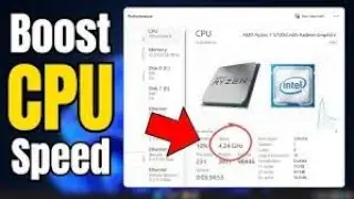 How to Boost CPU Speed in Windows 7,8 1, 10 &  11