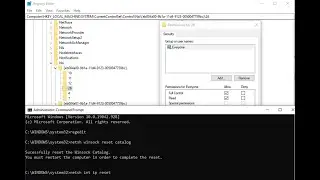 Internet Connected but No Internet Access Windows 10 netsh Winsock Reset Fix