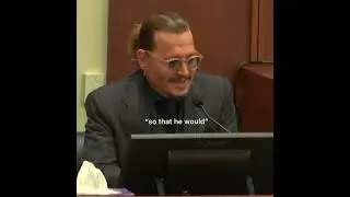 Johnny Depp dealing with Amber Heard's lawyer 😂😂😂