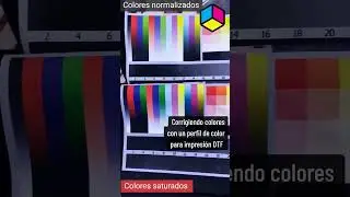Corrigiendo colores con un perfil de color para impresión DTF #dtf #dtfprinting #dtftransfer #color