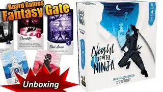 Hands Only - Unboxing | Night of the ninja (2021) | Boardgame - Brettspiel