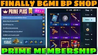 Bgmi Prime Subscription Explained | Prime Plus Subscription Bgmi |  Bp Shop Bgmi | Bgmi Bp Shop