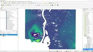 Using Qgis to visualize the Lidar data in 2D