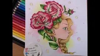 Roses de printemps- Coloriage Wild 3