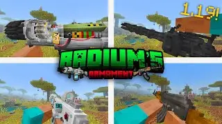 Radium’s Armament - Best Gun Addon/Mod For MCPE (3D Guns, Realistic Physics)