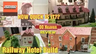 SUPERQUICK Model Railway Hotel Build  #modelrailway #oogauge