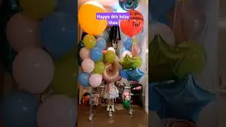 Beautiful Thea on her 6th birthday #happy #asmr #happy #birthday #satisfying #shorts