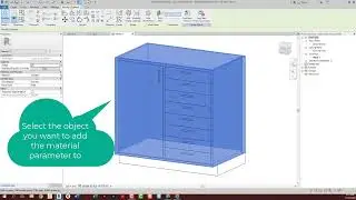 Revit - adding material parameter to families - v2
