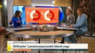Stora skillnader i pensionssparande bland unga | Nyhetsmorgon | TV4 & TV4 Play