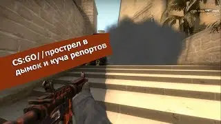 CS:GO// прострел в дымок и куча репортов