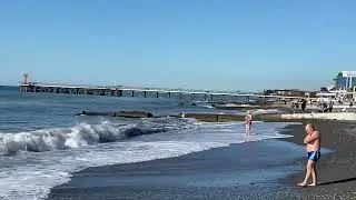 10.11.2023. Погода в Сочи в ноябре. Смотри на Чёрное море каждый день.