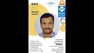 Back to Basics # 69: Usage of Parameters from Modern Command Designer in Dynamics CRM [Telugu]