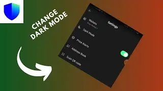 how to enable dark mode on trust wallet