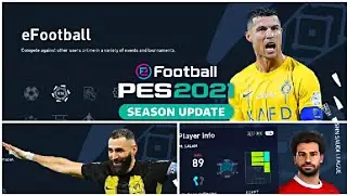 Pes 2021 | Football life New Menu RSL Saudi Pro League 2024/2025 CPK | Option File Patch 24