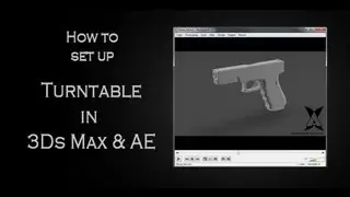 Tutorial: How to set up turntable in Autodesk 3Ds Max and Adobe After Effects