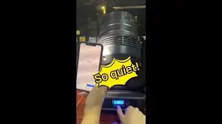 Decibel Test of Fans of LED 6x40W Bee Eye Wash Light