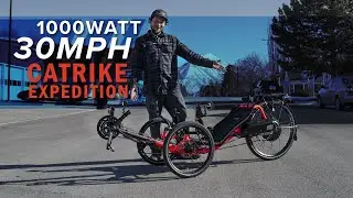 30 MPH 1000 WATT Motorized Electric Catrike Expedition - Another Utah Trikes Custom Build.