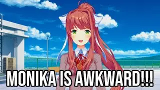 Monika's Awkward Moment!!!! | DDLC MOD Hibernation Demo Part 1