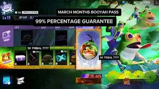99%PERCENTAGE  GUARANTEE NEXT BOOYAH PASS  _ MARCH BOOYAH PASS FREE FIRE 2024 SEASON 15 BOOYAH PASS