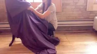 How to bustle a gown