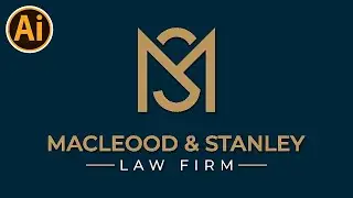 Word Mark Logo Design Tutorial - Adobe Illustrator 1080p | Logo Design For Law Firm