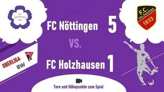 Oberliga Baden-Württemberg: FCN - FC Holzhausen 5 : 1 (2:1)