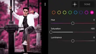 Lightroom Pink Tone Photo Editing Trick | Lightroom Se Photo Editing Kaise Kare