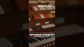 Анонс органных концертов фонда Искусство добра в феврале 2024 года