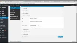 AccessPress Root - How to Add Testimonial Slider, Featured Section and Latest Block Section | Blog