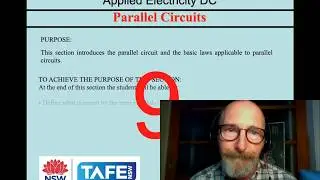 Parallel DC Circuits Powerpoint with narration by Greg Moore, UEENEEE104A TAFE NSW part 1 of 2.