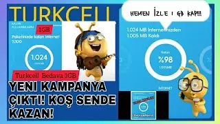 TURKCELL GÜNLÜK 1 GB ÜCRETSİZ [BELLEŞ] İZLE YAP % 100 OLUYOR 2020 ✅✅✅
