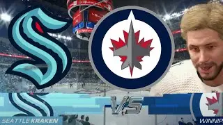 NHL'22 Seattle Kraken Девяткин #18 - Winnipeg Jets