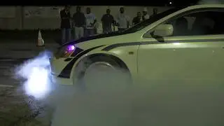 [RAW FOOTAGE] DC5 INTEGRA PULLS 2nd GEAR BURNOUT! [4K]