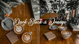 Tutorial edit foto dark black & orange lightroom cc android
