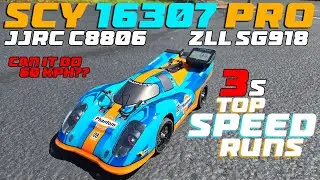 SCY 16307Pro/JJRC C8806 Phantom 3s Top Speed Runs