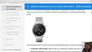 Android Wear Complications Code Lab (Live stream)
