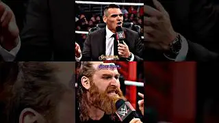 🤬💥Gunther vs Sami Zayn🔥🥵 #shorts