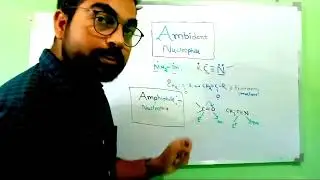 AMBIDENT &AMPHIPHILE NUCLEOPHILES||#organic #organicchemistry #studyyaan