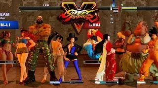 Street Fighter V AE Sakura/Ibuki/Sagat/Poison/Chun Li vs Dhalsim/Juri/Kolin/E.Honda/Ryu PC Mod