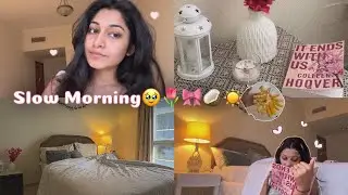 Simple Morning Routine: Slow Early Morning , Reading , Packing ✨🌷Vlog✨