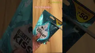 🍫 HERSHEY'S KISSES COOKIES N CREME  | RATING #shorts