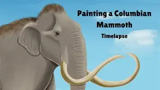 Painting a Columbian Mammoth (Timelapse Art)