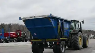 Обзор тракторного прицепа Тонар ПТ-10 для перевозки винограда | МИРавтотехники